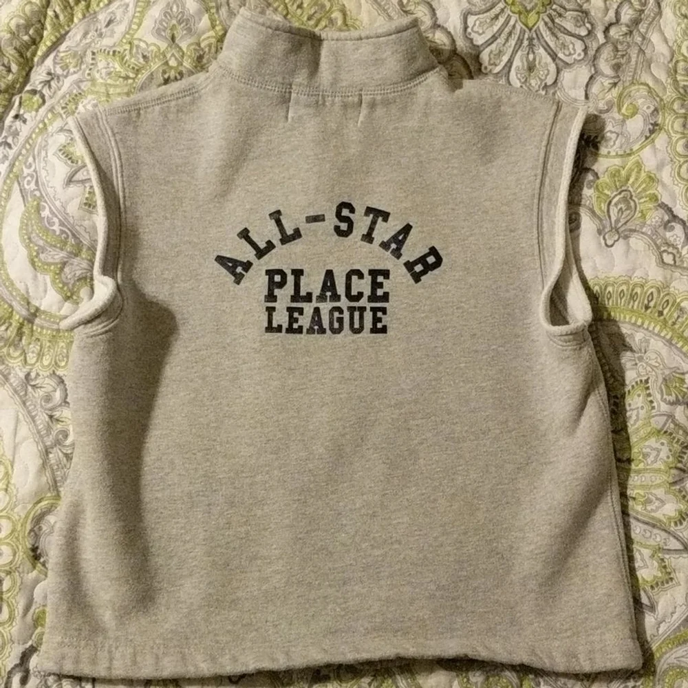 SWEATSHIRT zippered vest